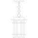 Oak Park 1 Light 7 inch Satin Black Pendant Ceiling Light in Tan