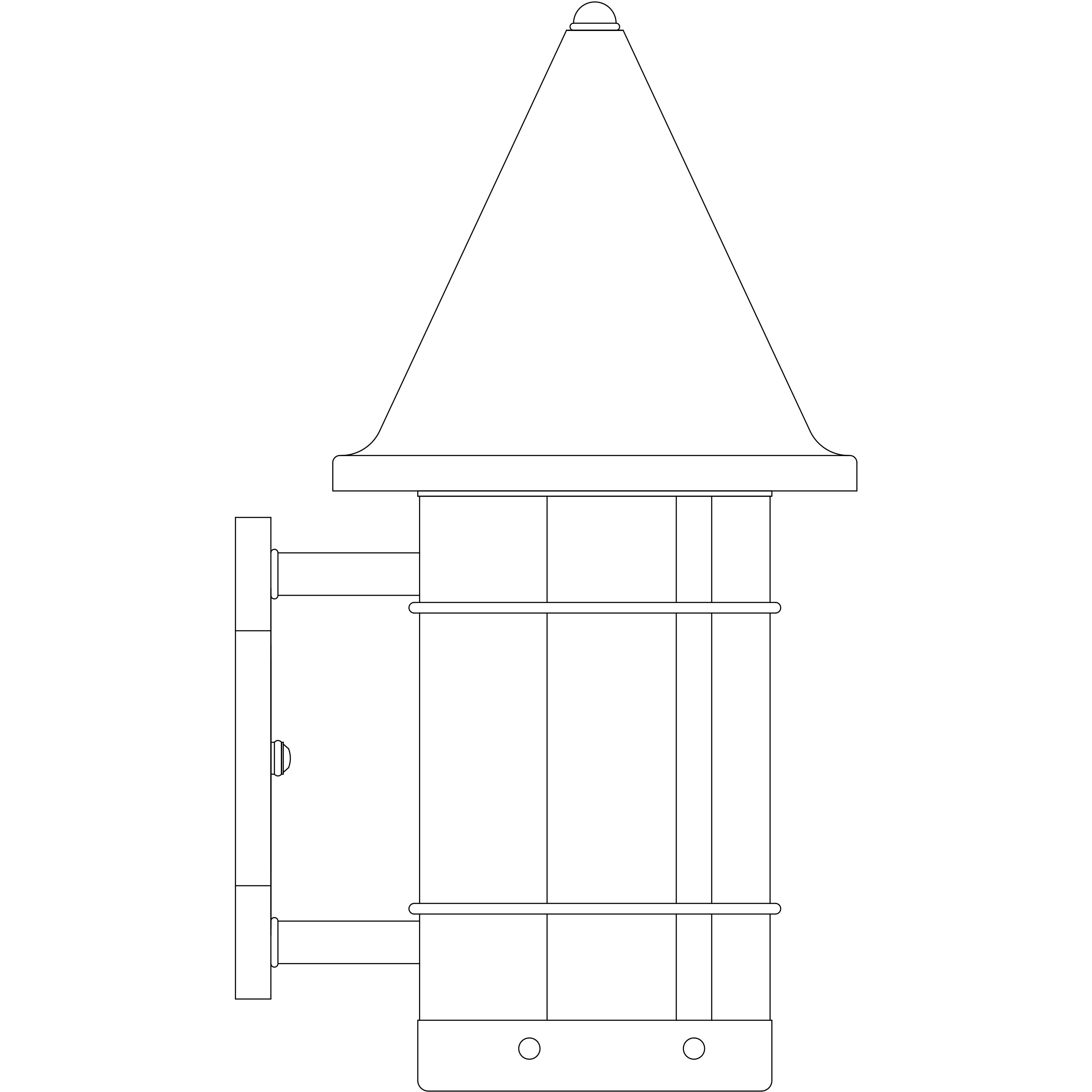 Valencia 1 Light 19.25 inch Verdigris Patina Outdoor Wall Mount in Rain Mist