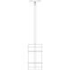 Valencia 1 Light 6.25 inch Pewter Pendant Ceiling Light in White Opalescent