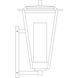 Brighton 1 Light 18 inch Bronze Outdoor Wall Mount in Clear with White Inner Cylinder