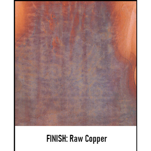 Ruskin 1 Light 5 inch Raw Copper Flush Mount Ceiling Light, Glass Sold Separately
