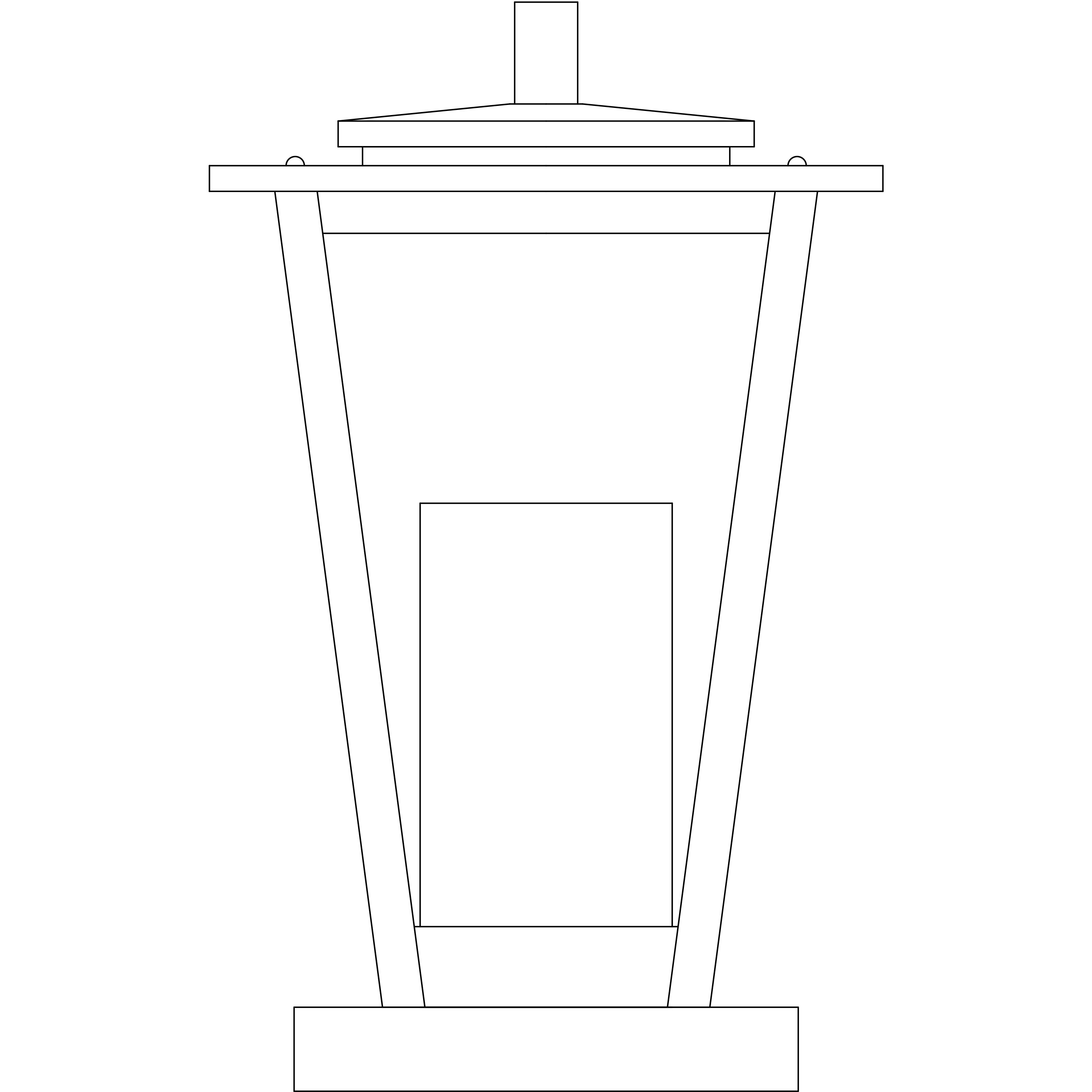 Brighton 1 Light 13 inch Bronze Column Mount in Clear with White Inner Cylinder