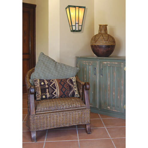 Asheville 2 Light 12 inch Verdigris Patina Wall Mount Wall Light in Gold White Iridescent