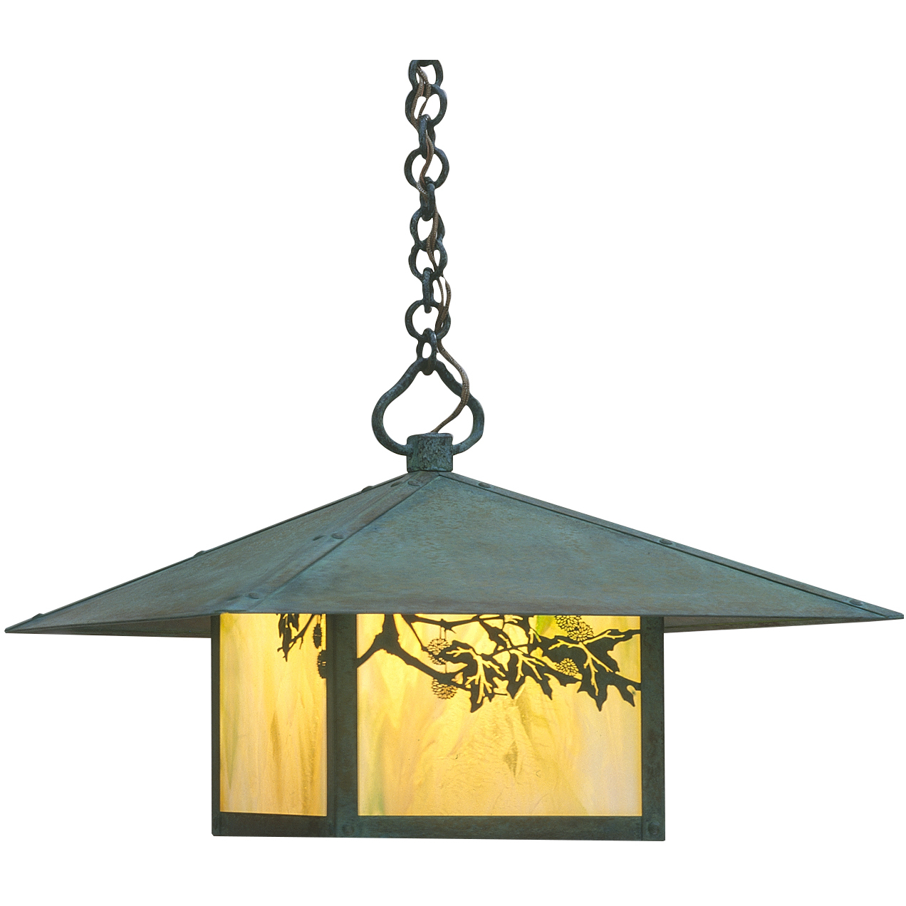 Monterey 1 Light 17 inch Verdigris Patina Pendant Ceiling Light in Tan, Hummingbird Filigree