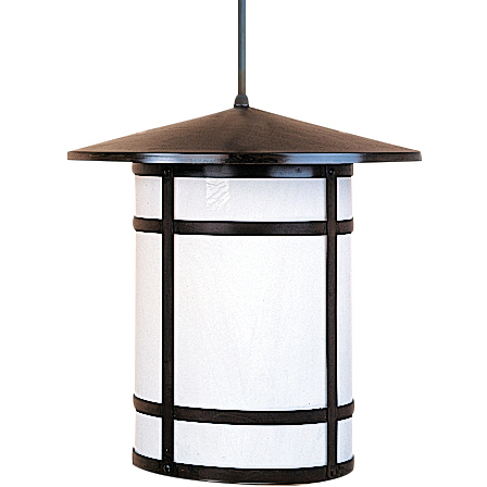 Berkeley 1 Light 17 inch Antique Brass Pendant Ceiling Light in Gold White Iridescent