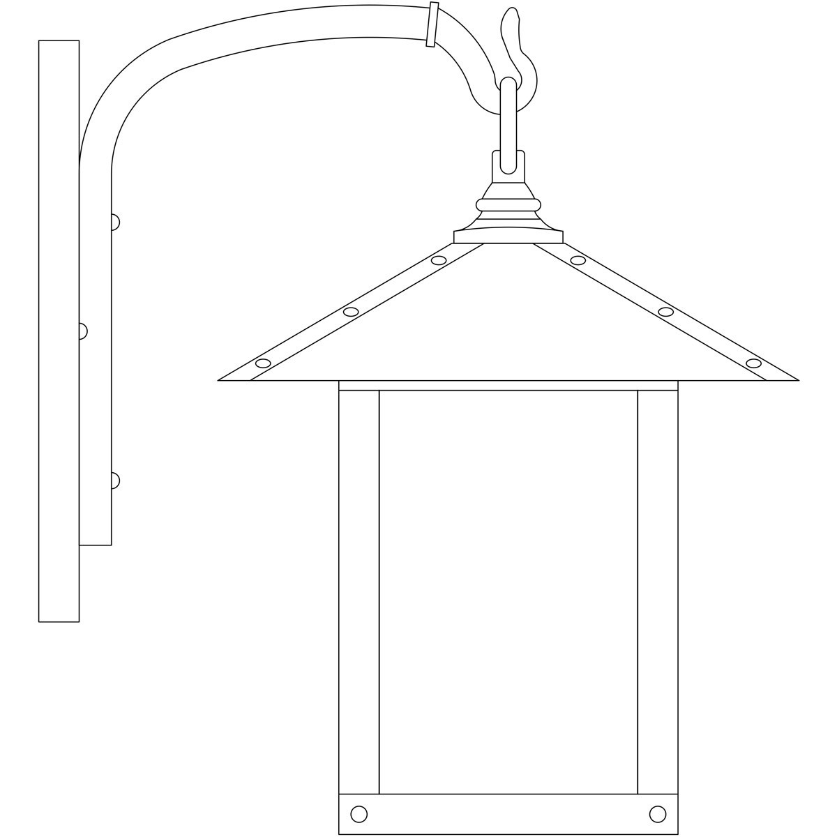 Timber Ridge 1 Light 9 inch Bronze Wall Mount Wall Light in Off White