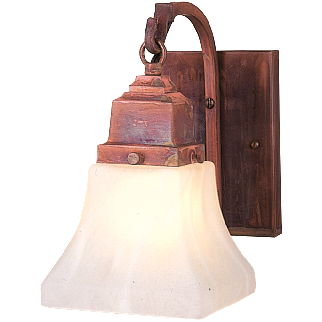 Ruskin 1 Light 5 inch Verdigris Patina Wall Mount Wall Light, Glass Sold Separately