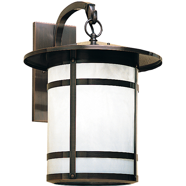 Berkeley 1 Light 14.62 inch Verdigris Patina Outdoor Wall Mount in Cream