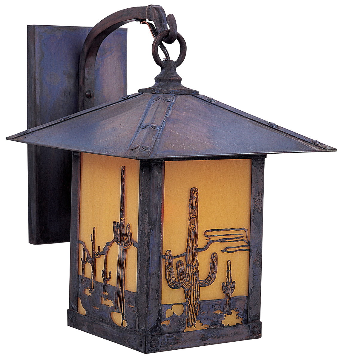 Timber Ridge 1 Light 9 inch Antique Copper Wall Mount Wall Light in Cream