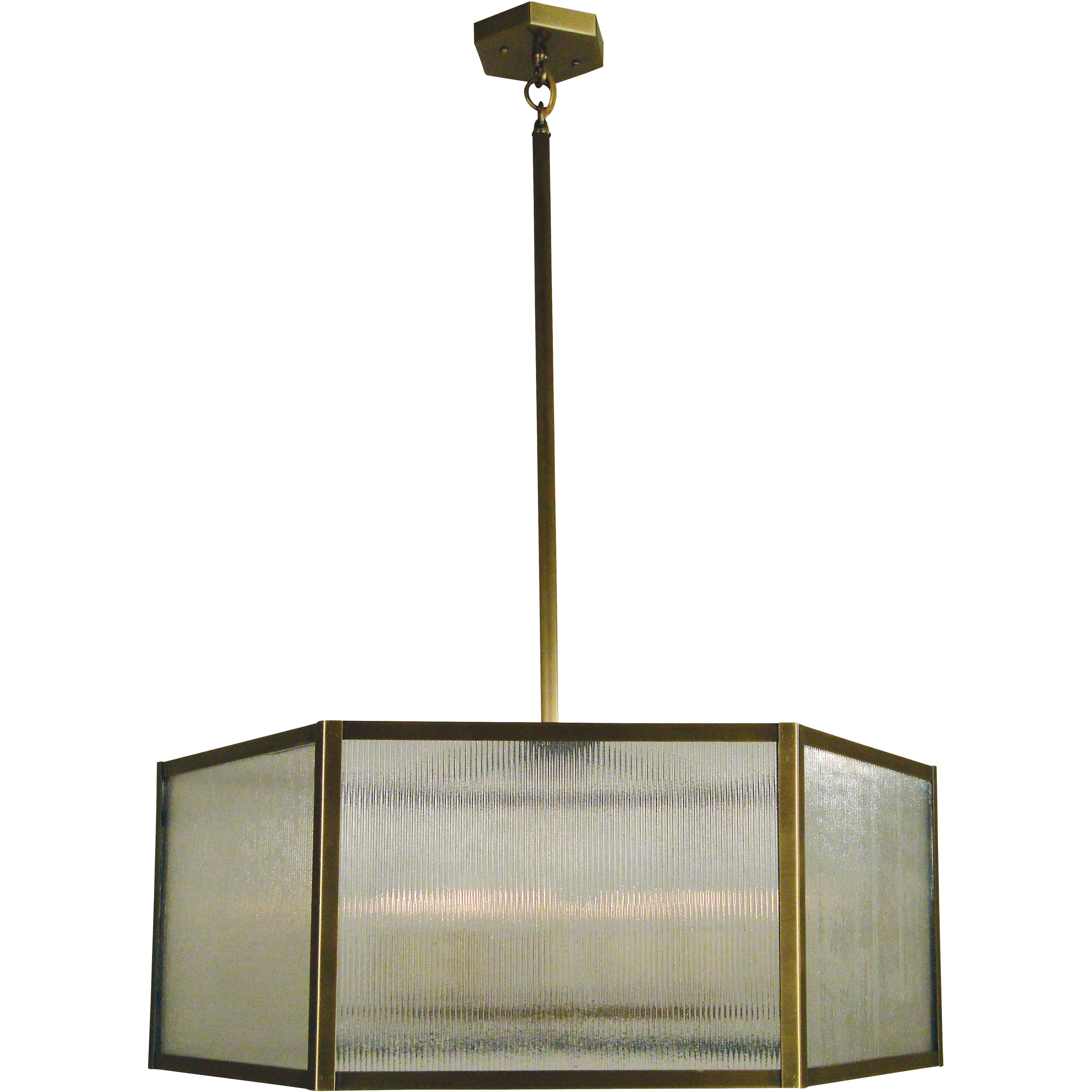Lyon 4 Light 26 inch Antique Brass Chandelier Ceiling Light in Aerolite