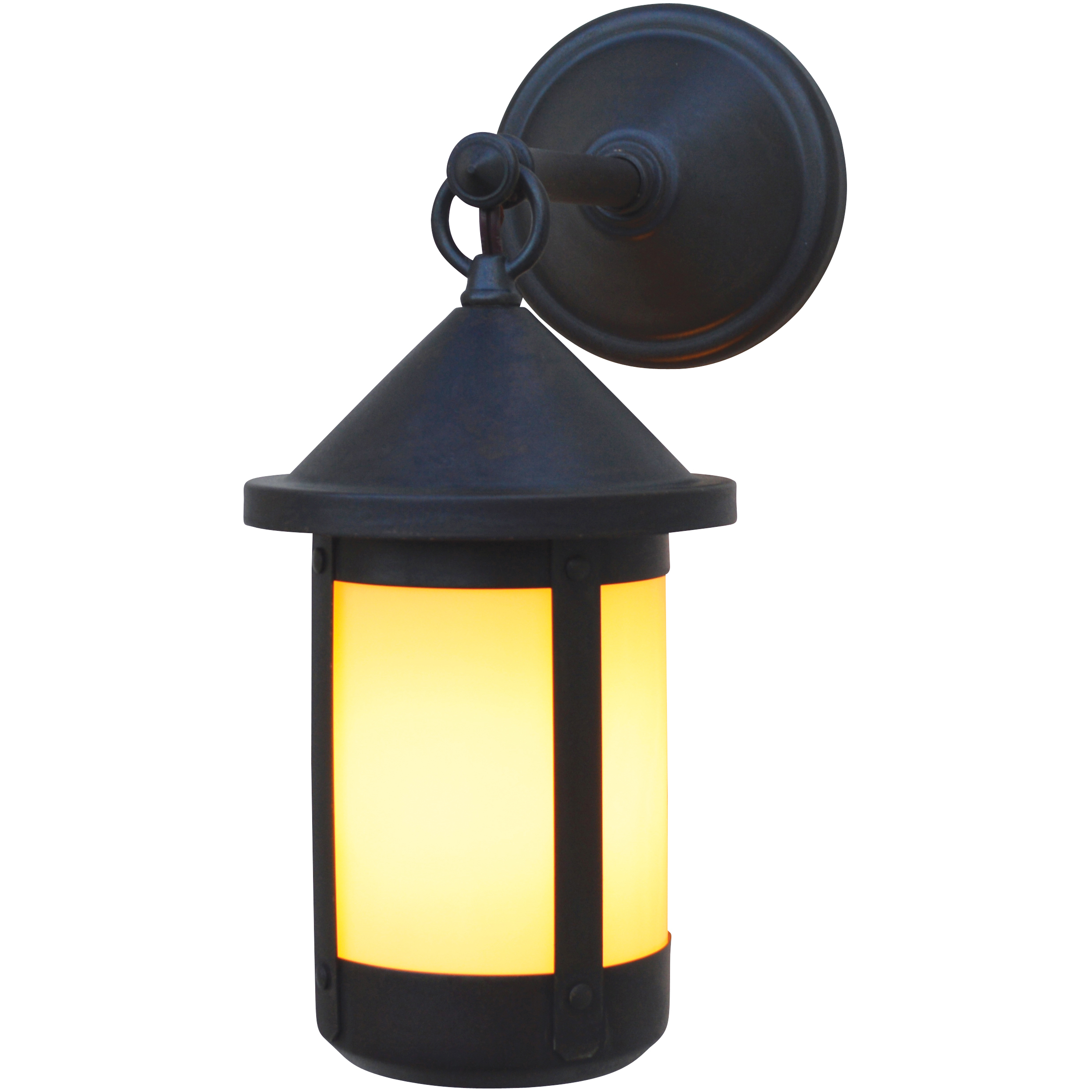 Berkeley 1 Light 12.5 inch Bronze Outdoor Wall Mount in White Opalescent