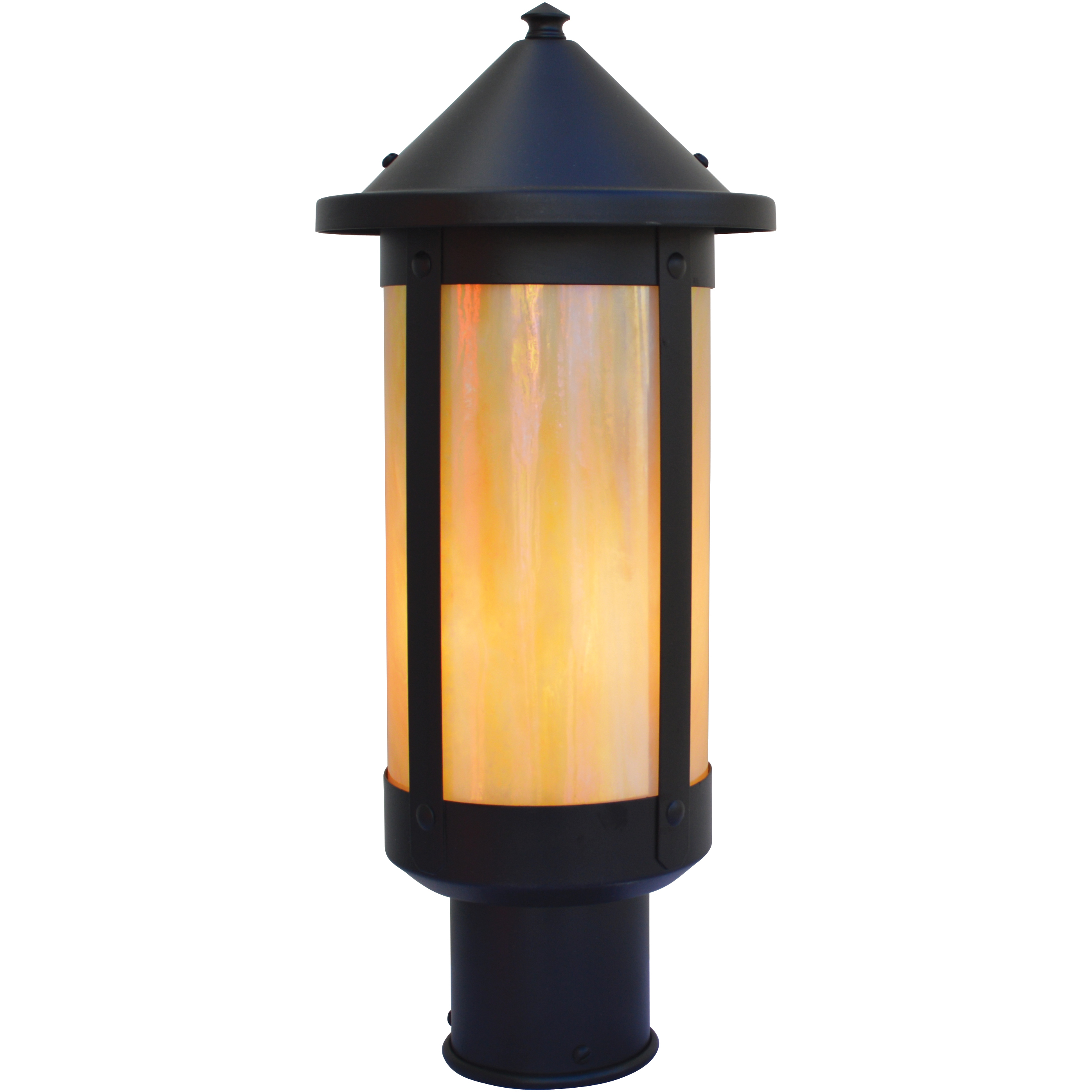 Berkeley 1 Light 13.62 inch Verdigris Patina Post Mount in White Opalescent